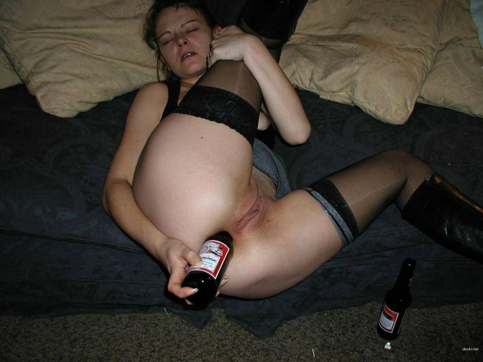 Drunk girls are debauchery