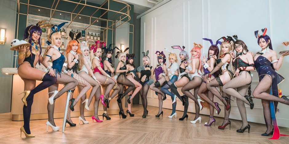 Ram and Rem Cosplay Bunnies