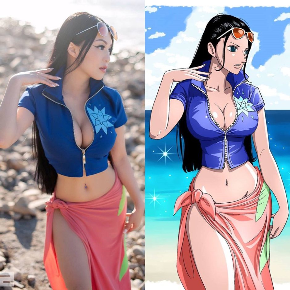 Van Pis Niko Robin Cosplay
