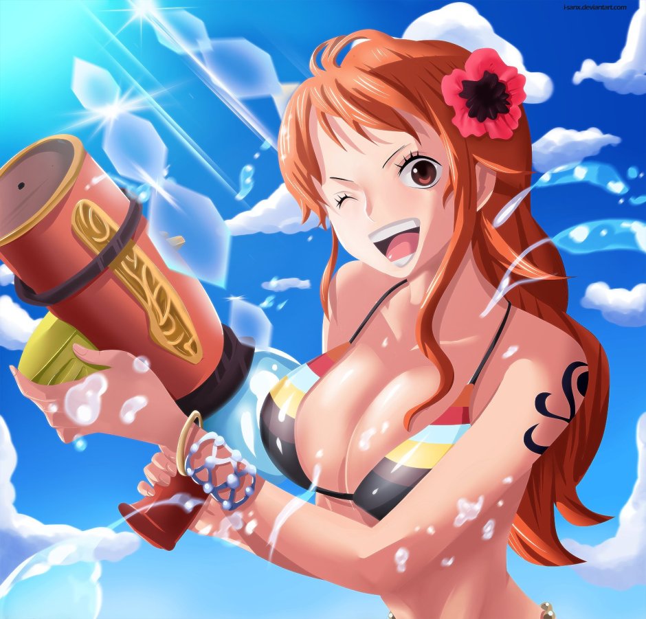 Nami One Piece in a swimsuit 18