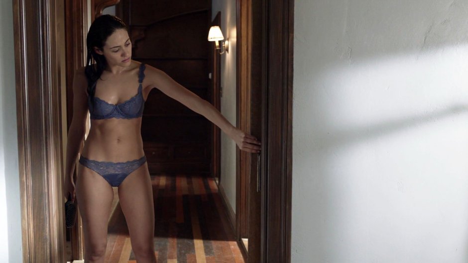 Emmy Rossum in underwear