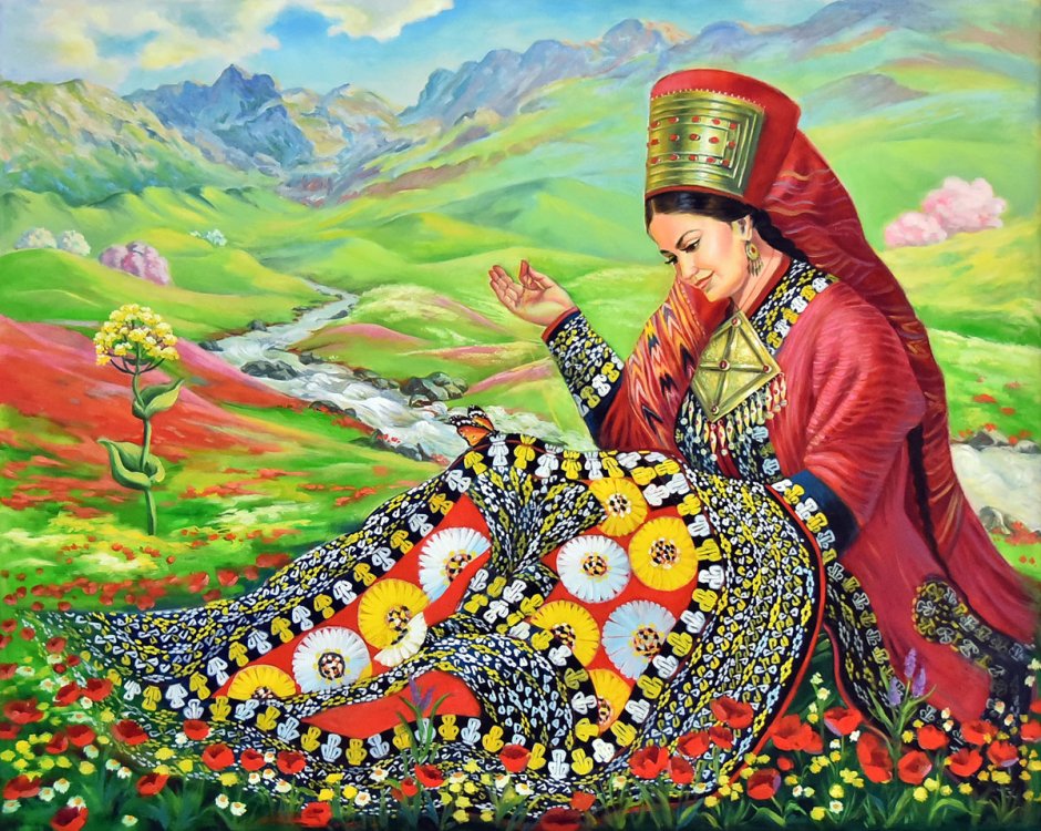 Umarov is an artist of Turkmenistan
