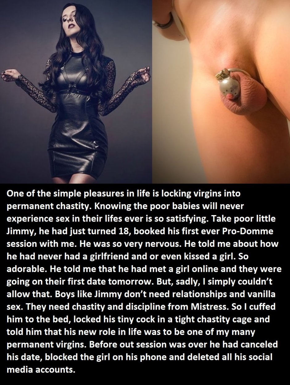 Bondage Femdom Chastity Captions XXX