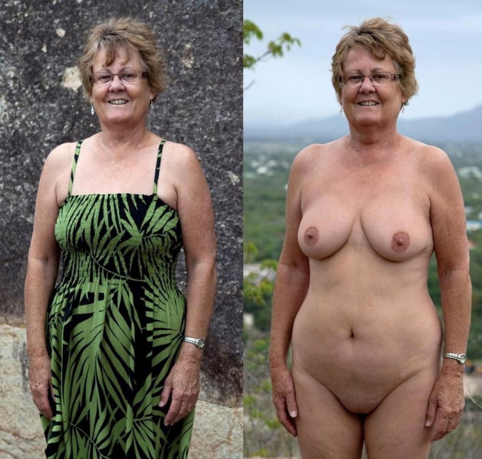 Old women undress