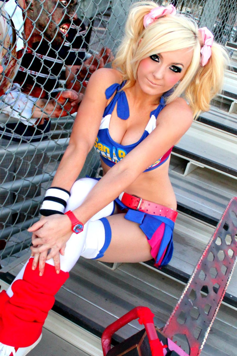 Cosplay in a skirt