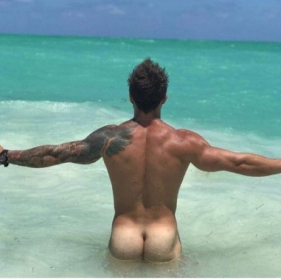 Naked men in beautiful poses