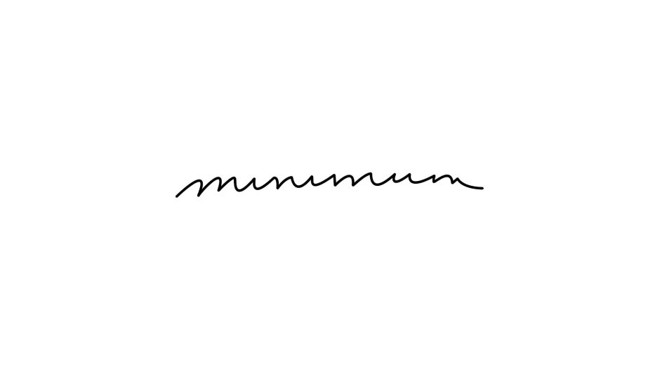 Minimalism inscription