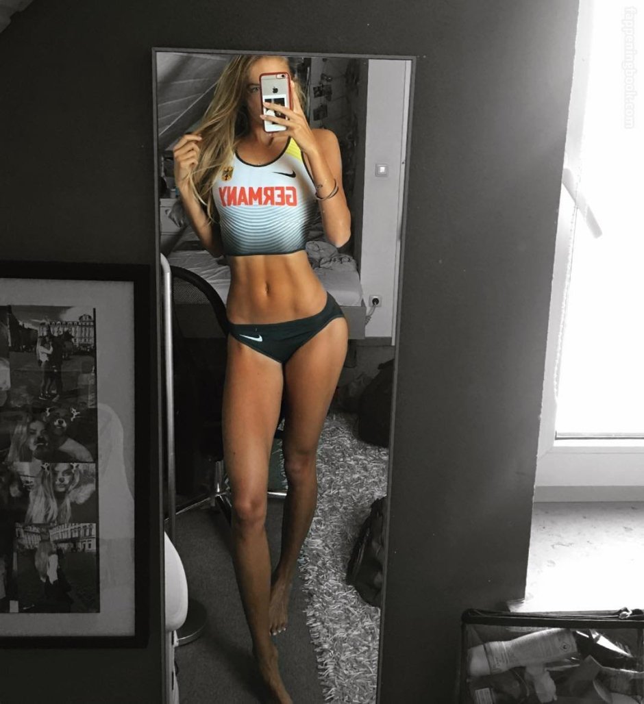 Alicia Schmidt in a swimsuit