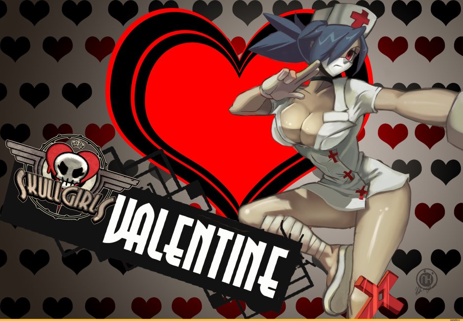 Skullgirls Valentine wallpaper