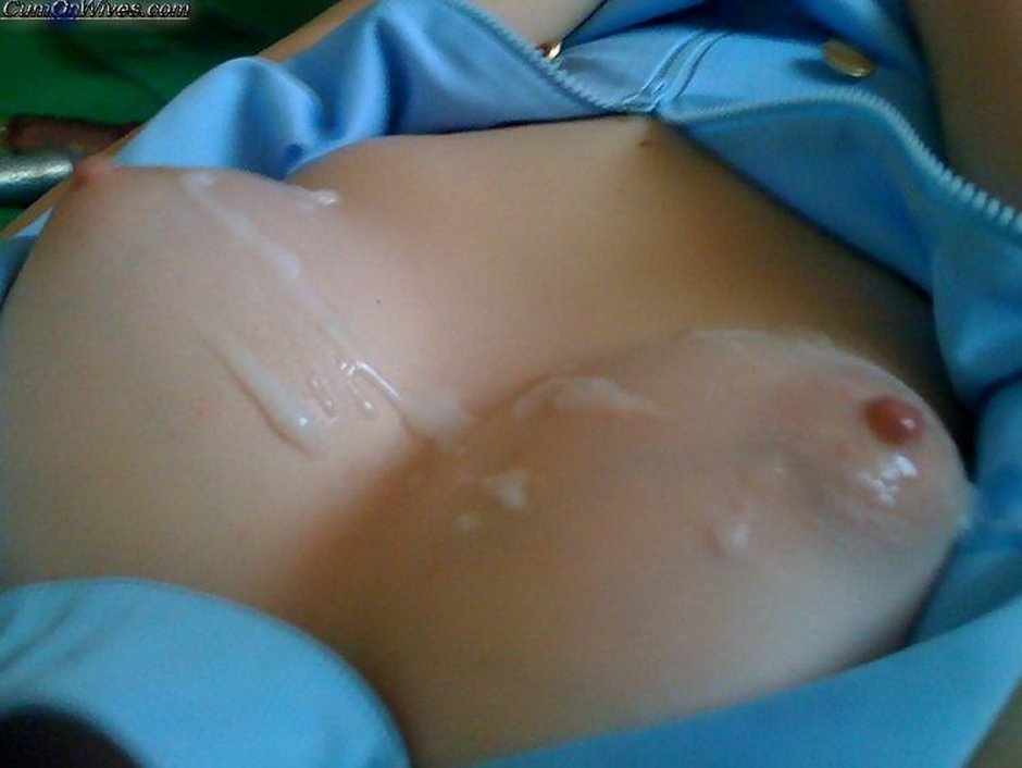 Cum on small breasts sleeping