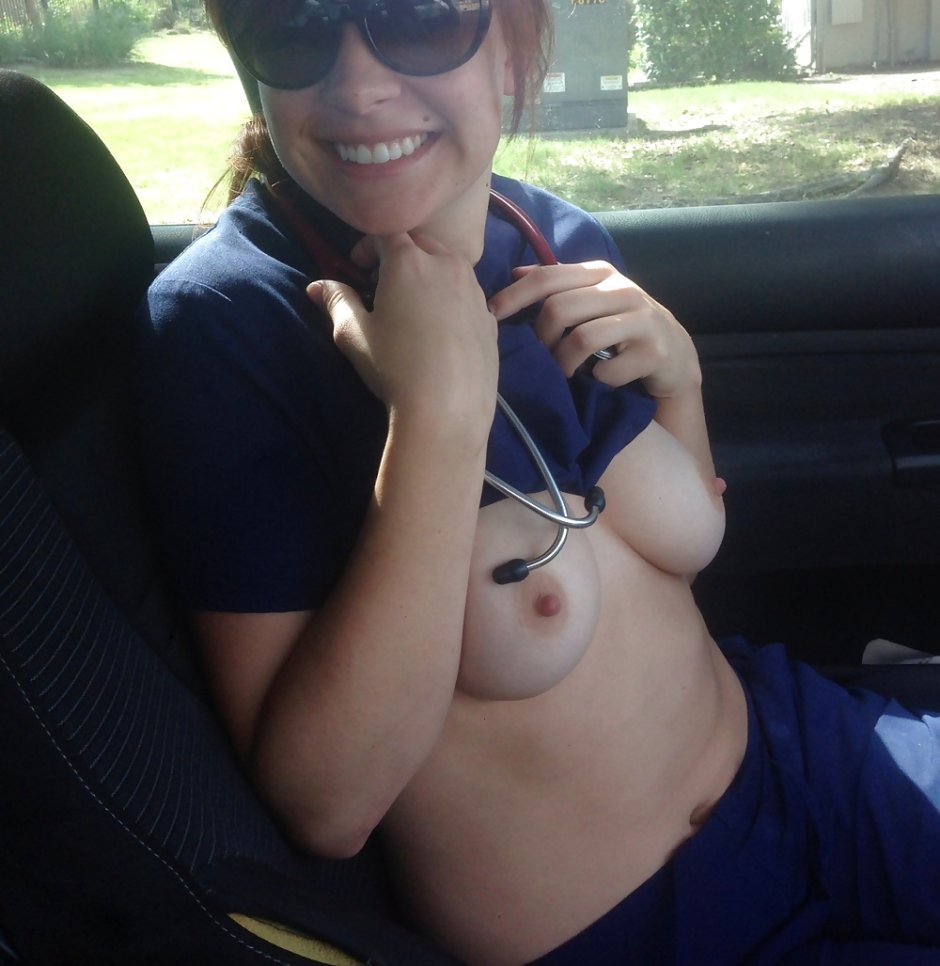 Stars Flashing Tits Tits on Selfie bus