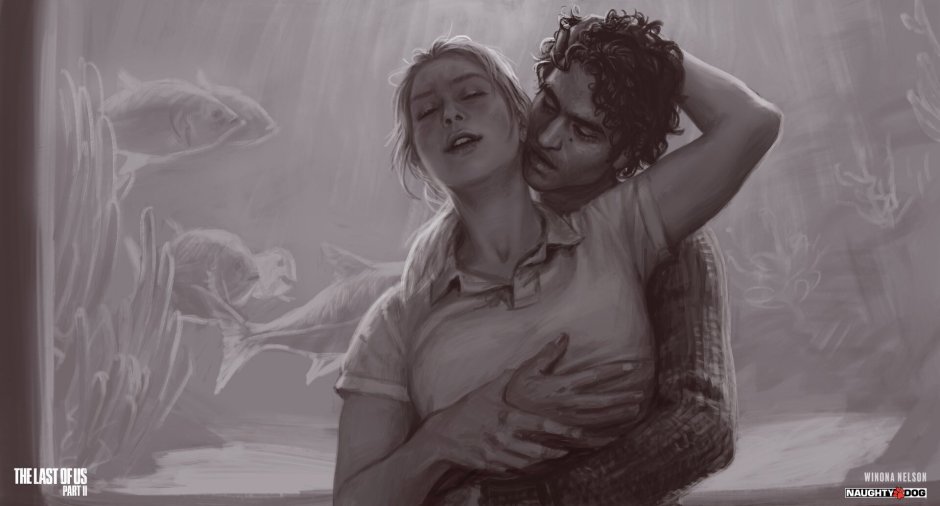 Ellie from The Last of US 2 Naked 3D