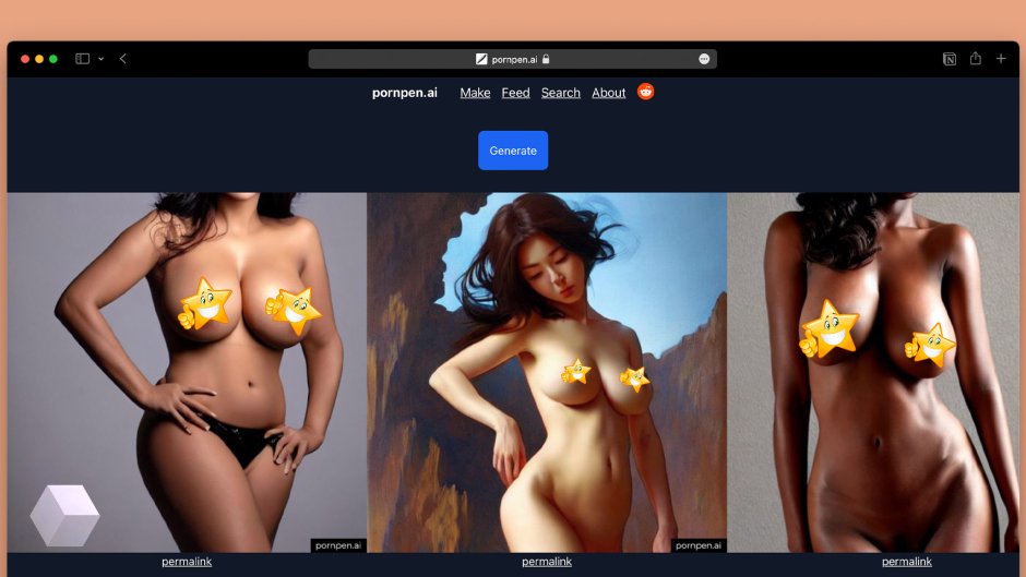 Neural network naked women