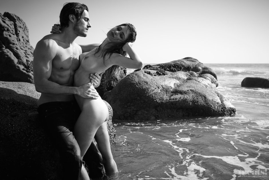 Erotic photo shoot of the couple