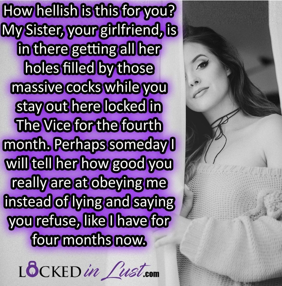 Chastity female captions - 71 photo