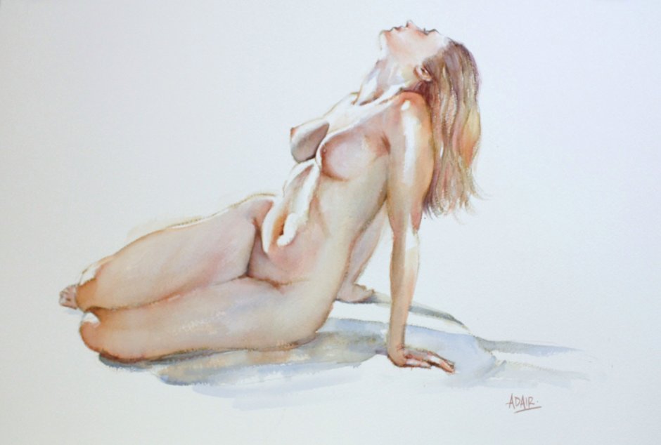 Beautiful naked female body