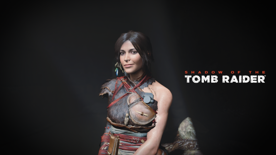 Shadow of the Tomb Raider in a bikini