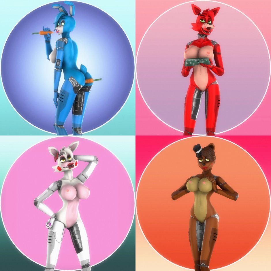 Tits FNAF Mangle Bonnie