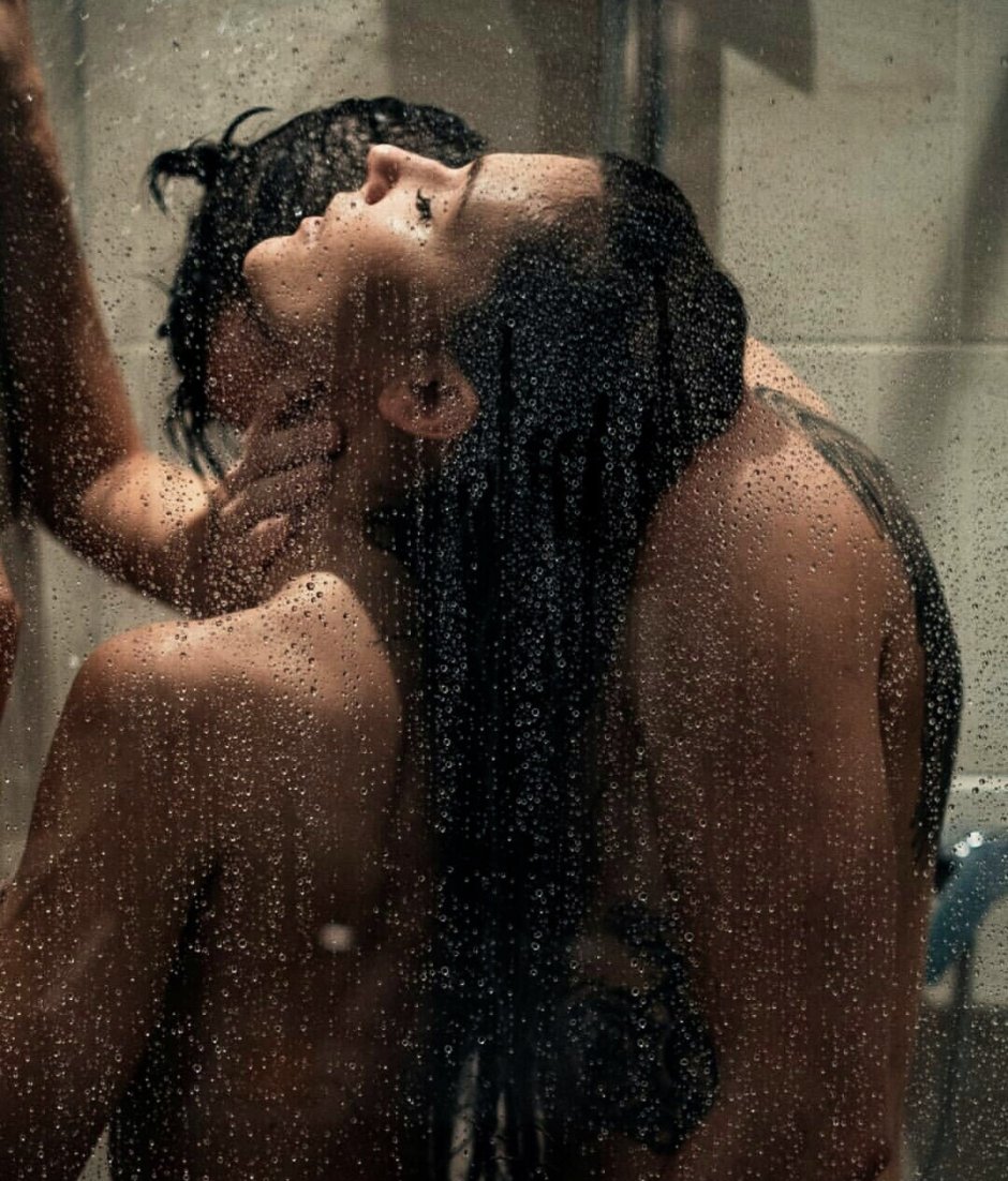 Girl after the shower