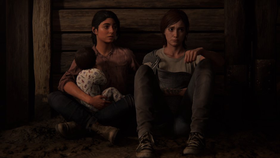 The Last of Us Ellie and Dina Bed Scene
