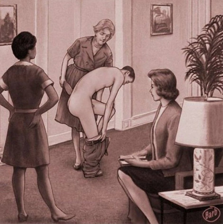 Femdom of the teenager flogging