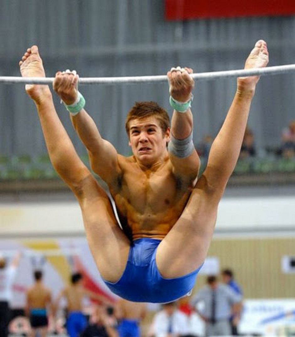 Teen gymnastics butt