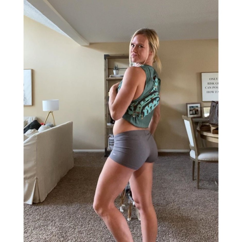 Jackie Photodromm in a swimsuit