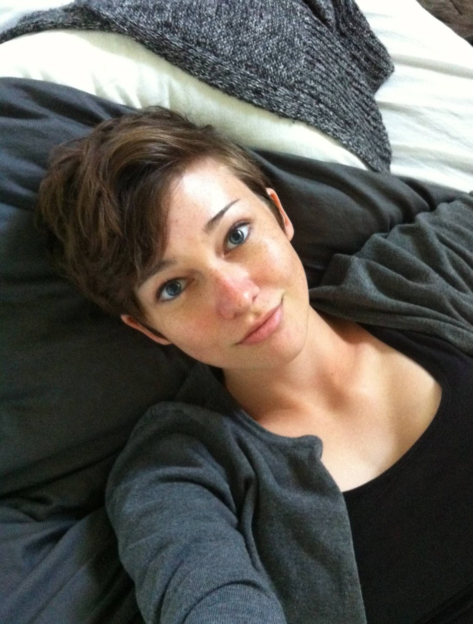 Girls with a short haircut sexy