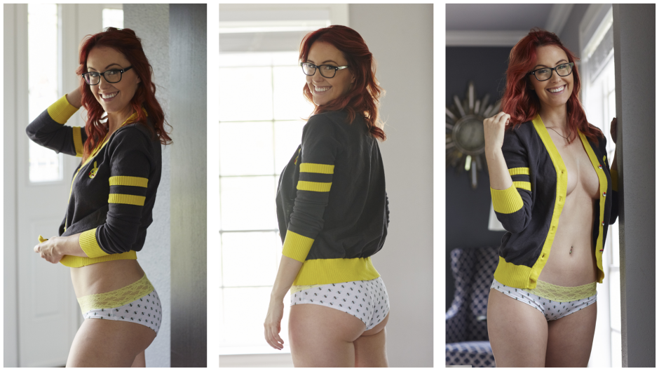 Megan Bun in underwear