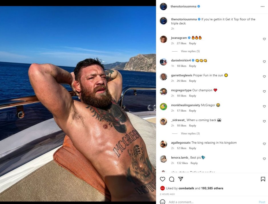 Conor McGregor in panties