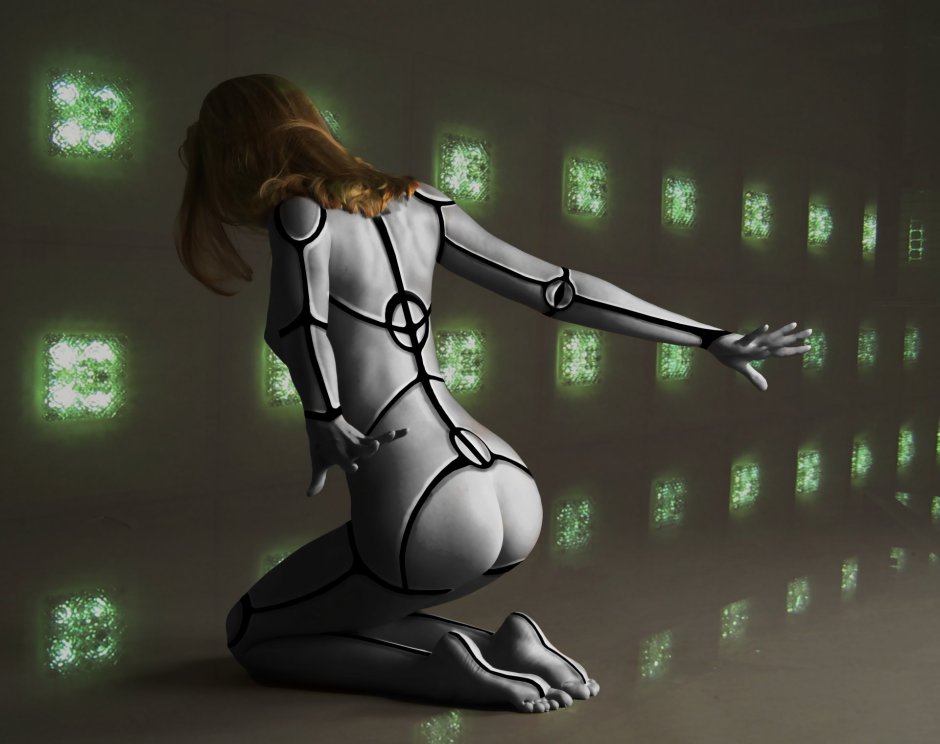Robot ginoid android cyborgs