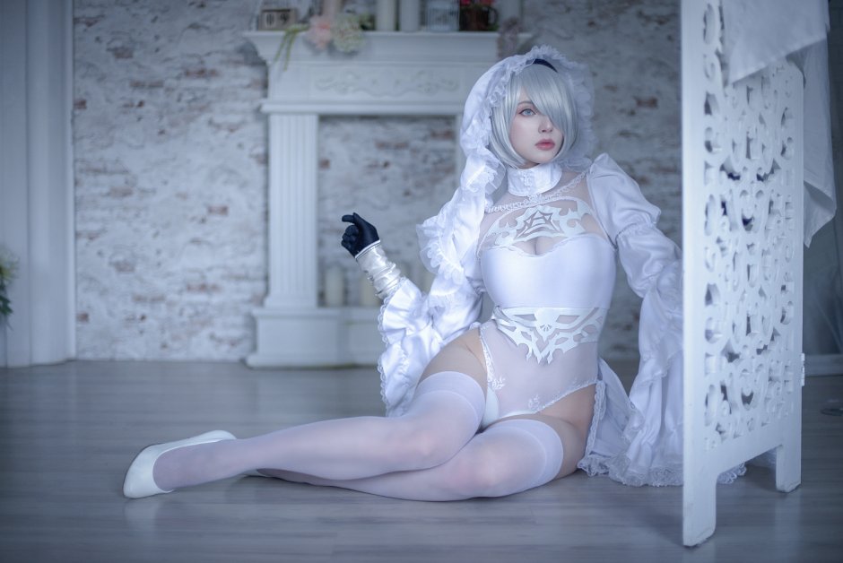 Nier automata 2b cosplay panties