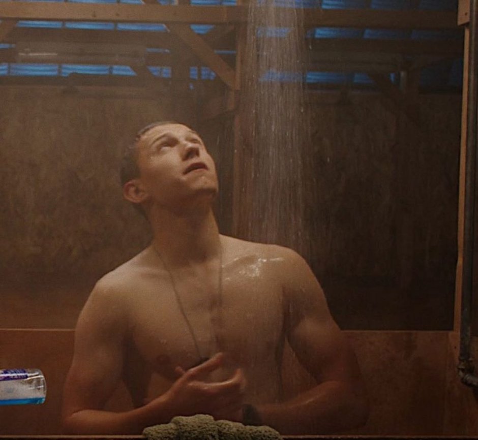 Tom Holland 18 in the shower