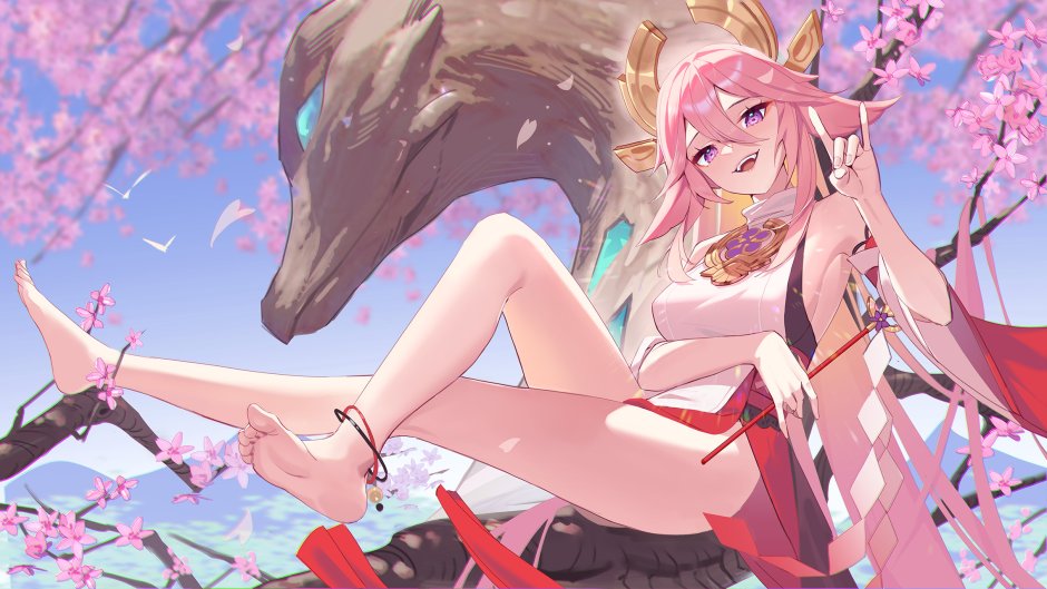 Anime girl Genshin