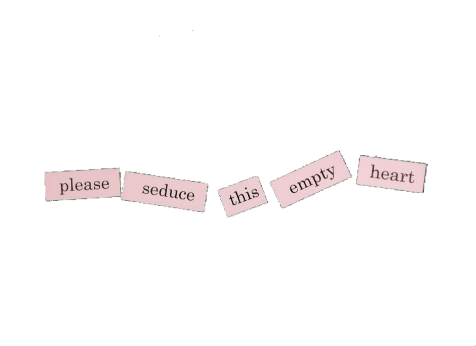 Stickers without a background of aesthetics