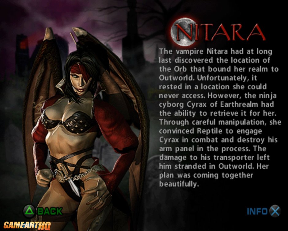 Nitara Mortal Combat art