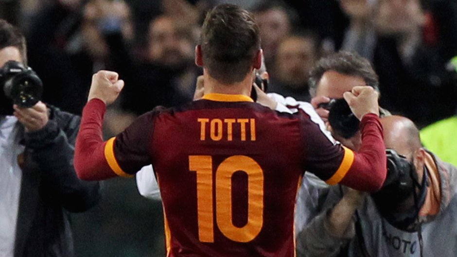 Totti Francesco from behind
