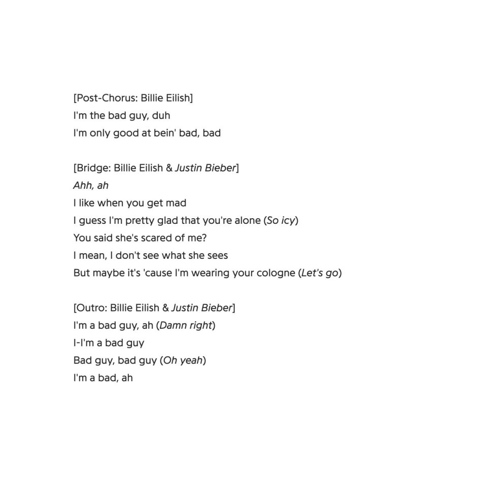 Billy Ailish chest