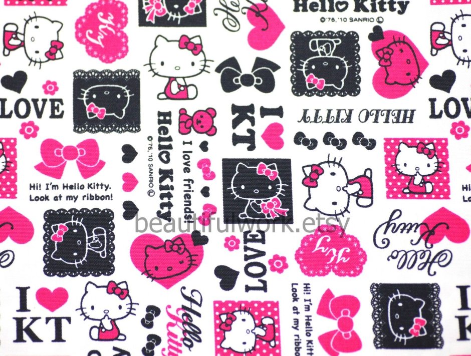 Prints with Hallow Kitty Aesthetics
