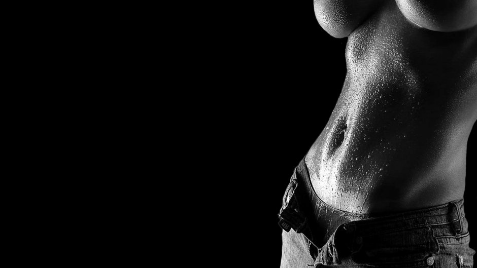 Macro -filming of the female body