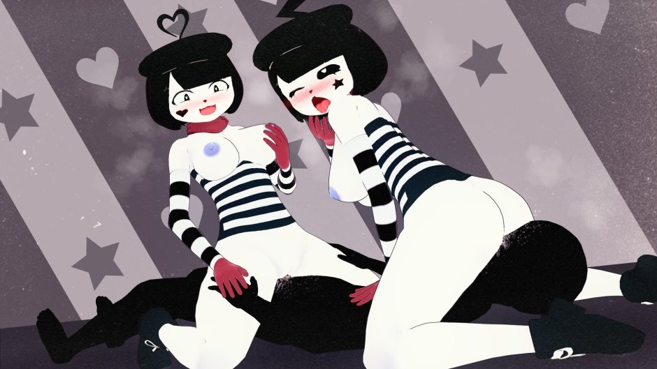 Lesbian cosplay gangbang