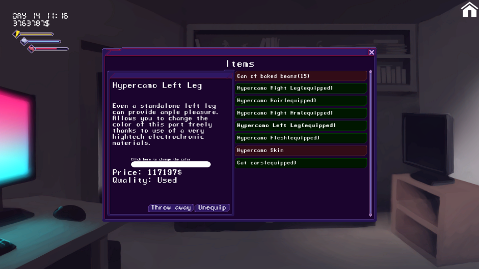 My dystopian Robot Girlfriend game