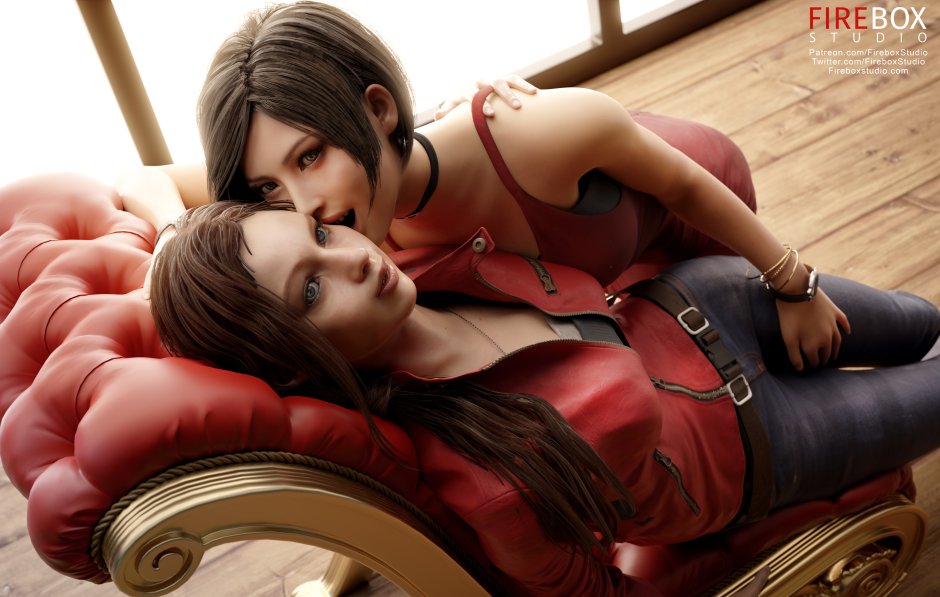 Claire Redfield and Jill Valentine and Ada Wong 18