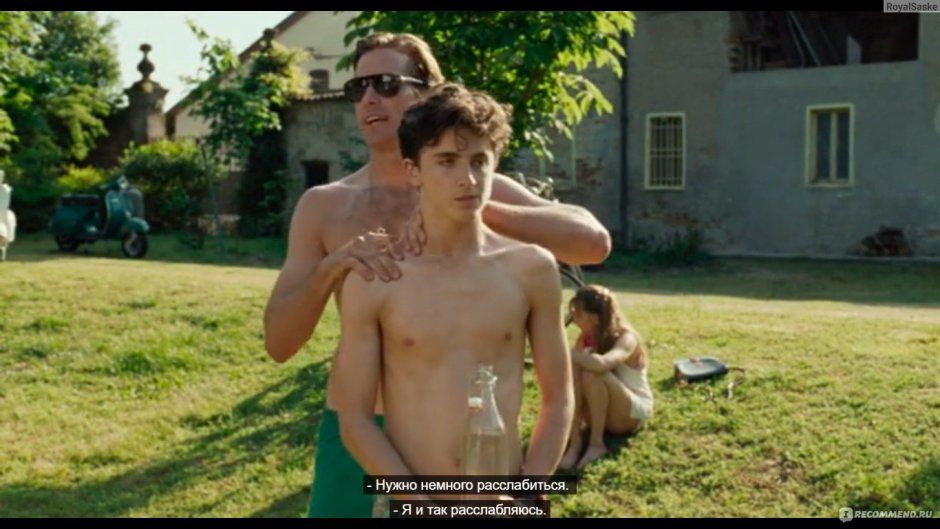 Timothy Shalame Elio and Oliver
