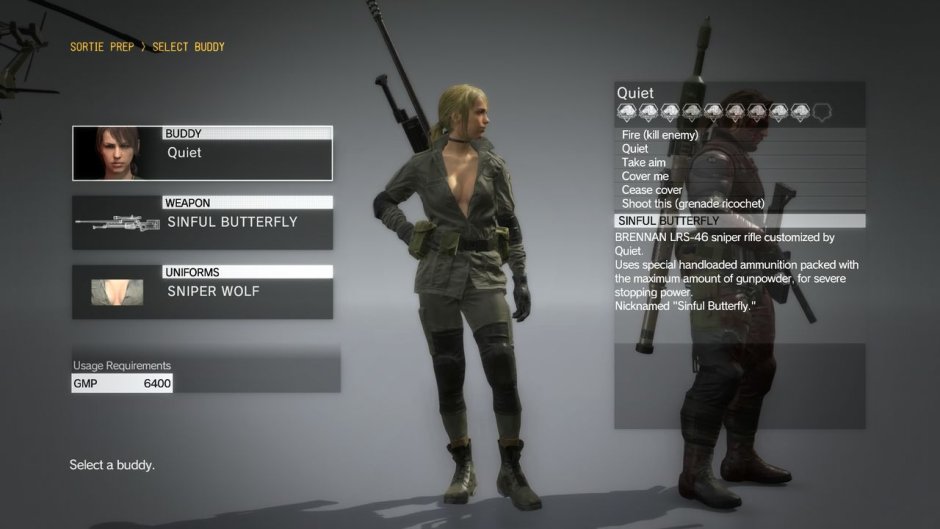 Women's costumes MGS 5