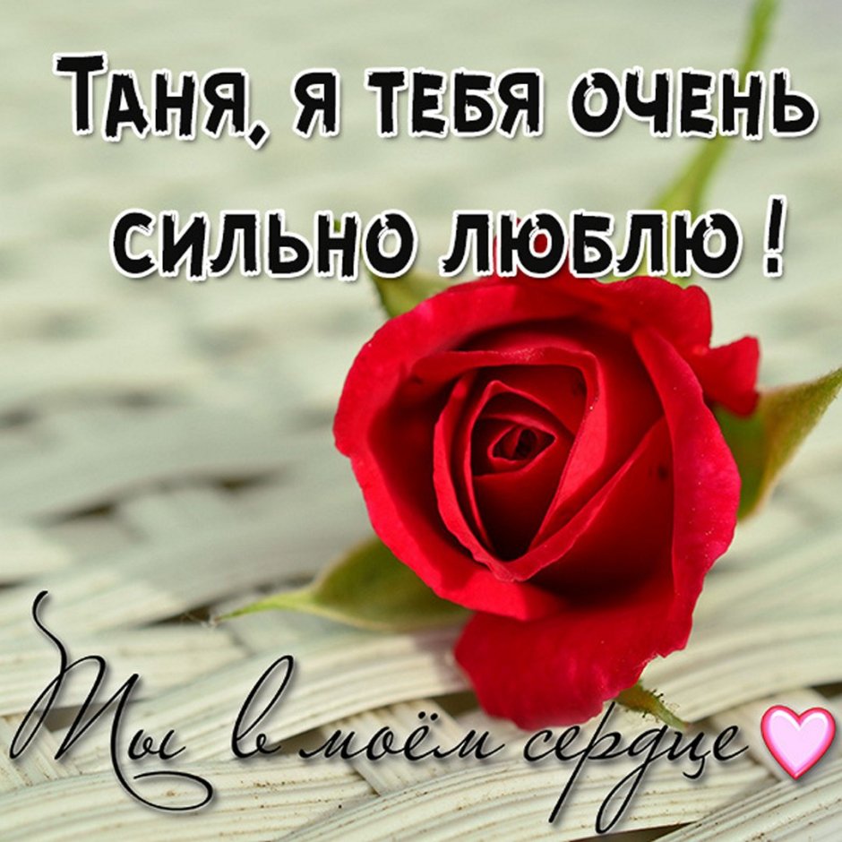 I love you Tanyusha