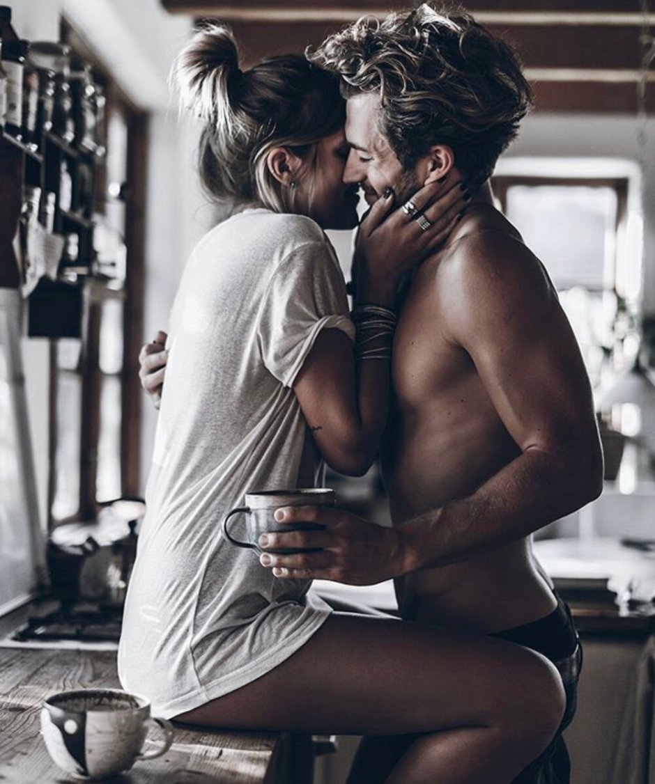 Passionate hugs