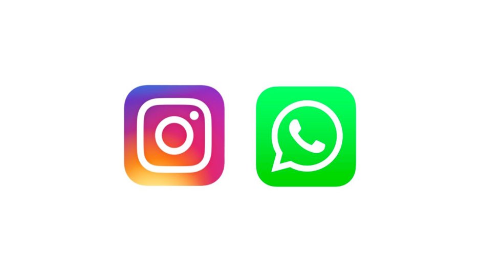 Vatsap icon and instagram