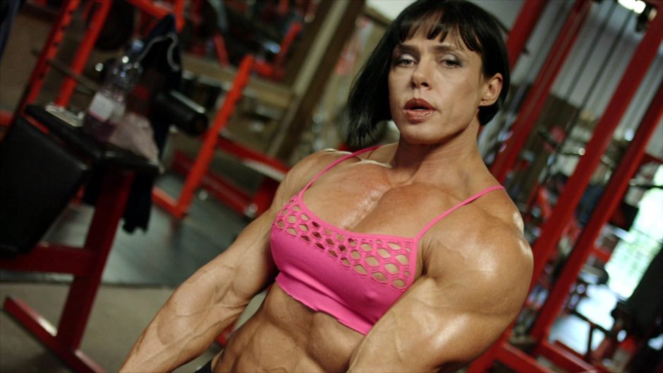 Woman Bodybuilder Rene Campbell