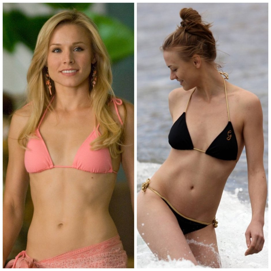 Kristen Bell barefoot